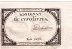 France 5 livres 5 Livres - 10 Brumaire An II (31.10.1793) - Sign. Drouet - Série 22355 -