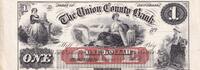 USA 10 dollars 1859 1 Dollar - The Union County Bank - New Jersey - 18xx... 110,25 EUR  + 6,50 EUR frais d'envoi