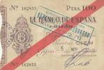 Espagne 100 pesetas 100 Pesetas - Gijon - 1936 - P.S575 -