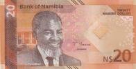 Namibie 20 dollars 20 dollars - Sam Nujoma - Armoiries de la Namibie - 2025 - Série DD -