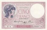 France 5 francs 5 Francs - Personnification de la France - 21-09-1939 - Série W.62718 674 -