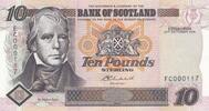 Ecosse 10 pounds 10 Pounds - Sir Walter Scott - Distillerie - 2004 - Série FC -