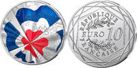 France 10 euros 10 Euros - Le Moulin Rouge - Argent colorisée Commémo 2026 -