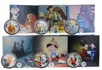 France 10 euros LOT 6 X 10 Euros Argent colorisée BE 2025 - Les classiques de Disney -