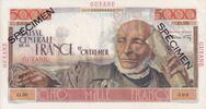 Guyane Française 5000 francs 5000 Francs - 1947-1949 - Spécimen - Série O.00 -
