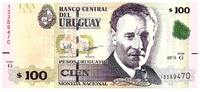 Uruguay 100 pesos urugayos 100 Pesos Urugayos - Eduardo Fabini - 2015 (2018) - Série G -