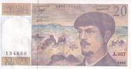 France 20 francs 1990 20 Francs - Debussy - 1990 - A.027 II / VZ 20,00 EUR  + 7,00 EUR frais d'envoi
