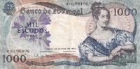 Portugal 1000 escudos 1967 1000 Escudos - Maria II - 19-05-1967 - S&eacute;rie ... 23,00 EUR  + 7,00 EUR frais d'envoi