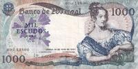 Portugal 1000 escudos 1967 1000 Escudos - Maria II - 19-05-1967 - S&eacute;rie ... 25,00 EUR  + 7,00 EUR frais d'envoi