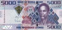 Sierra Leone 5000 leones 2010 5000 Leones - Sengbe Pieh - 27-04-2010 - S... 5,00 EUR  + 7,00 EUR frais d'envoi