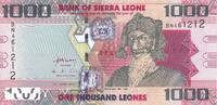 Sierra Leone 1000 leones 2010 1000 Leones - Bai Bureh - 27-04-2010 - S&eacute;r... 3,00 EUR  + 7,00 EUR frais d'envoi