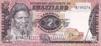 Swaziland 2 emalangeni 1974 2 Emalangeni - Sobhuza II - 1974 - S&eacute;rie B I... 10,00 EUR  + 7,00 EUR frais d'envoi