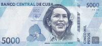 Cuba 5000 peso 5000 Pesos - Celia Sánchez Manduley - 2026 -