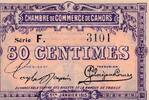 France 50 centimes 50 Centimes - Chambre de Commerce de Cahors - 01-01-1915 - Série F -