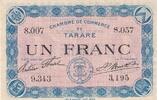 France 1 franc 1 Franc - Chambre de Commerce de Tarare - 01-01-1920 - Série S -