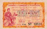 Pyrénées-Orientales 1 franc 1 Franc - Chambre de Commerce de Perpignan - 28-04-1916 - Série F.C. -