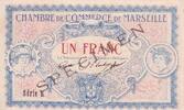 France 1 franc 1917 1 Franc - Chambre de Commerce de Marseille - 1917 - ... 50,00 EUR  + 7,00 EUR frais d'envoi