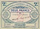 France 1 franc 1915 2 Franc - Chambre de Commerce de B&eacute;thune - 4 Octobre... 45,00 EUR  + 7,00 EUR frais d'envoi