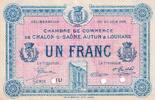 France 1 franc 1916 1 Franc - Chambre de Commerce de Chalon-sur-Sa&ocirc;ne, A... 50,00 EUR  + 7,00 EUR frais d'envoi