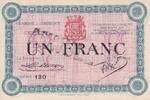 France 1 franc 1915 1 Franc - Chambre de Commerce de Cette - 11-08-1915 ... 40,00 EUR  + 7,00 EUR frais d'envoi