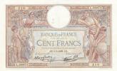 France 100 francs 100 Francs Luc Olivier Merson - 05-05-1938 - Série L.58873 -
