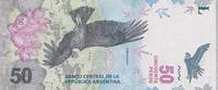 Argentine 50 pesos 50 Pesos Condor - Montagne - 2018 (format vertical) -