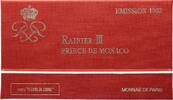 Monaco Série 11 pièces FDC Rainier III - 1982 -