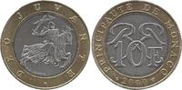 Monaco 10 francs 10 Francs Chevalier - 1989 à 2000 - Bimétal -