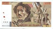 France 100 francs 100 Francs Delacroix - 1978 Série M.1 - Non Hachuré - TTB -