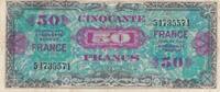 France 50 francs 50 Francs Impr. américaine (France) - 1945 sans série - TTB -
