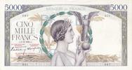 France 5000 francs 5000 Francs Victoire - 08-12-1938 Série D.71 - TTB -