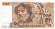 France 100 francs 100 Francs Delacroix - 1978 Série H.4-947243 - Hachuré - TTB -