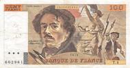 France 100 francs 100 Francs Delacroix - 1978 Série T.4 - Hachuré - TTB -