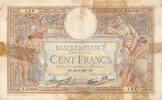 France 100 francs 100 Francs Luc Olivier Merson - 30-09-1937 Série Z.55650 - B+ -