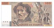 France 100 francs 100 Francs Delacroix - 1993 Série O.255 - SPL -