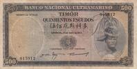 Timor 500 escudos 500 Escudos Régulo D. Aleixo - 1963 - P.29a TB + -