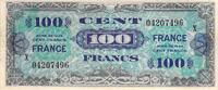France 100 francs 100 Francs Impr. américaine (France) - 1945 Série grand X - TB+ -