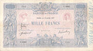 France 1000 francs 1000 Francs Rose et Bleu - 10-07-1917 - Série C.1083 - PTTB -