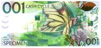 Suisse 1 douzain 1, Echantillon KBA-Giori - Chenille et papillon - 2010 -