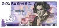 Suisse 1 douzain 1 Varinota, Echantillon De la Rue Giori - Beethoven - Sans Numéro de Série -