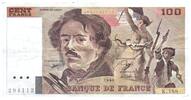 France 100 francs 100 Francs Delacroix - 1990 Série K.188 - TTB -