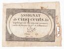 France 500 livres 500 Livres 20 Pluviose An II (8.2.1794) - Sign. Adam -