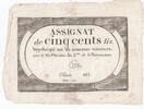 France 500 livres 500 Livres 20 Pluviose An II (8.2.1794) - Sign. Preux -