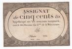 France 500 livres 500 Livres 20 Pluviose An II (8.2.1794) - Sign. Sal -