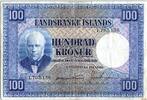 Islande 100 kronur 100 Kronur, J. Sigurdsson - Moutons - 1946 - P.35 a -