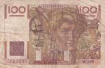 France 100 francs 100 Francs Jeune Paysan - Filigrane Inversé - 01-10-1953 Série W.559 - TB -