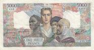 France 5000 francs 5000 Francs Empire Français - 08-03-1945 Série Z.370 - TTB -