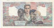 France 5000 francs 5000 Francs Empire Français - 05-04-1945 Série U.459 -TTB -