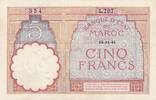 Maroc 5 francs 5 Francs 14-11-1941 - SUP- Série L.707 - P.23Ab -