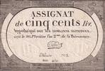 France 500 livres 500 Livres - 20 Pluviose An II (8.2.1794) - TTB - Sign. Busier -